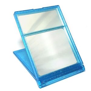 Rectangular Compact Mirror w/ Magnifier
