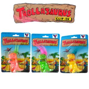 TROLLASAURUS DINOSAUR CLIP ON